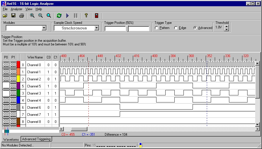 Ant16 Control Panel Screenshot